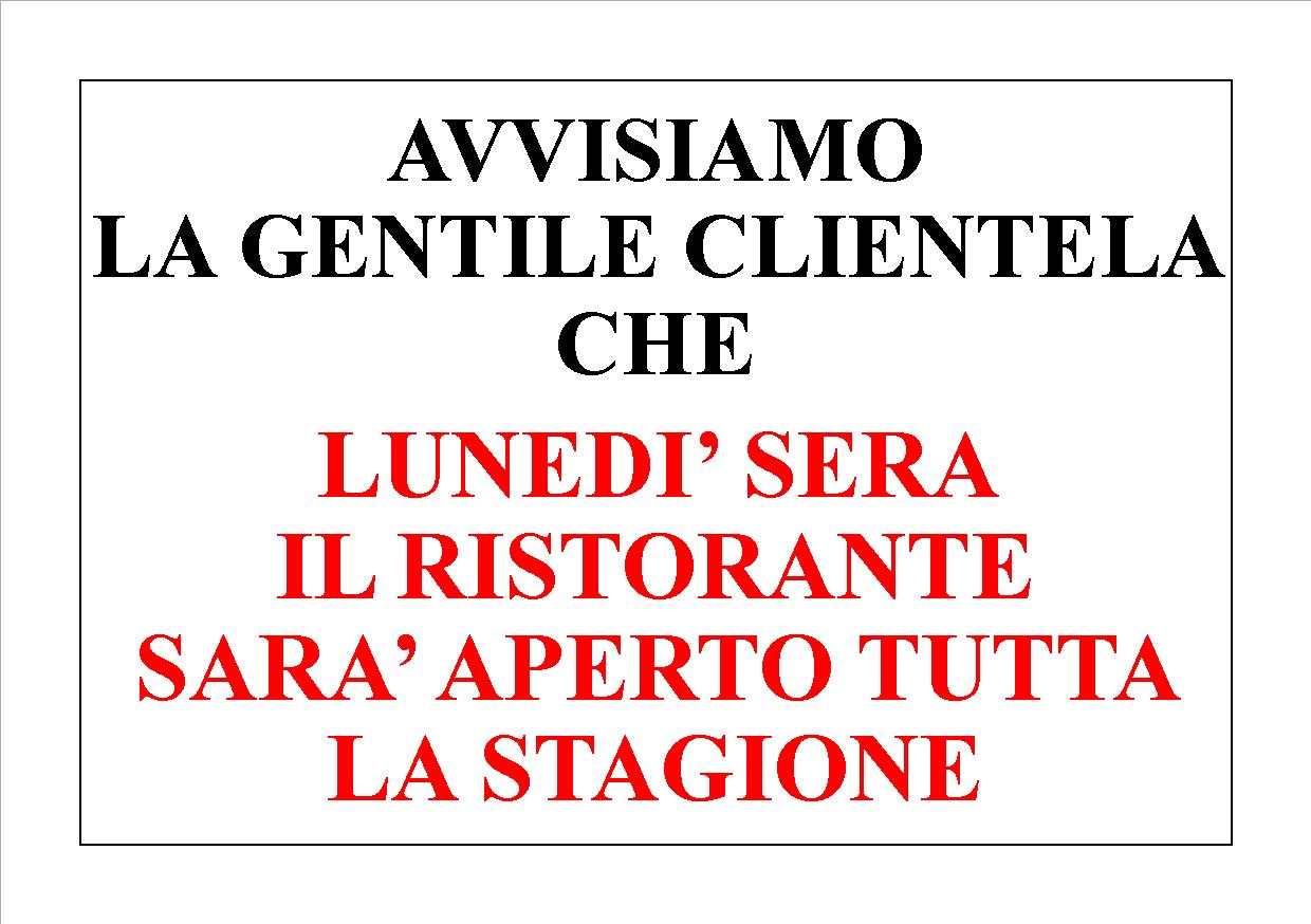 riapertura lunedi